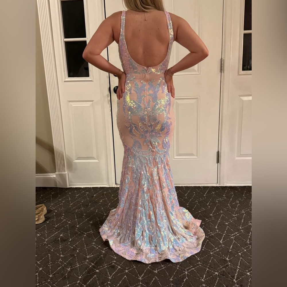 Jovani mermaid sequin prom dress - Picture 4 of 4